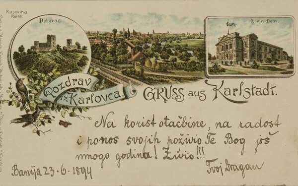 Pozdrav iz Karlovca, 1894.