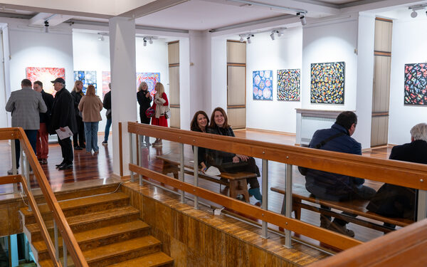 Otvorena je izložba ”Koherencija u Kristocentričnom svemiru” Ane Guberine 5