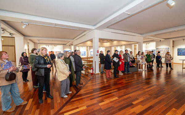 Otvorena je izložba ”Koherencija u Kristocentričnom svemiru” Ane Guberine 13