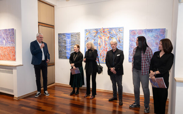 Otvorena je izložba ”Koherencija u Kristocentričnom svemiru” Ane Guberine 22