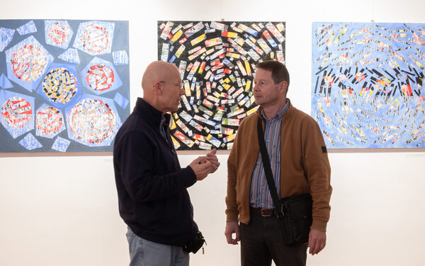 Otvorena je izložba ”Koherencija u Kristocentričnom svemiru” Ane Guberine 38