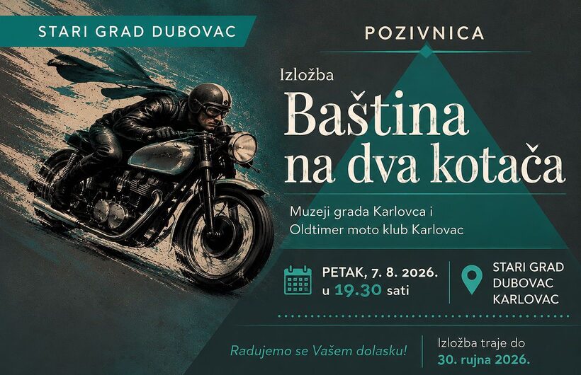Baština na dva kotača – izložba starodobnih motocikala na Starom gradu Dubovcu