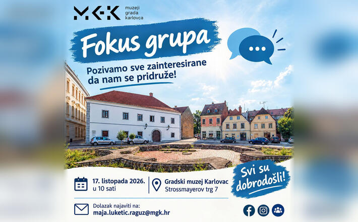 Budite dio stvaranja novog stalnog postava u Gradskom muzeju